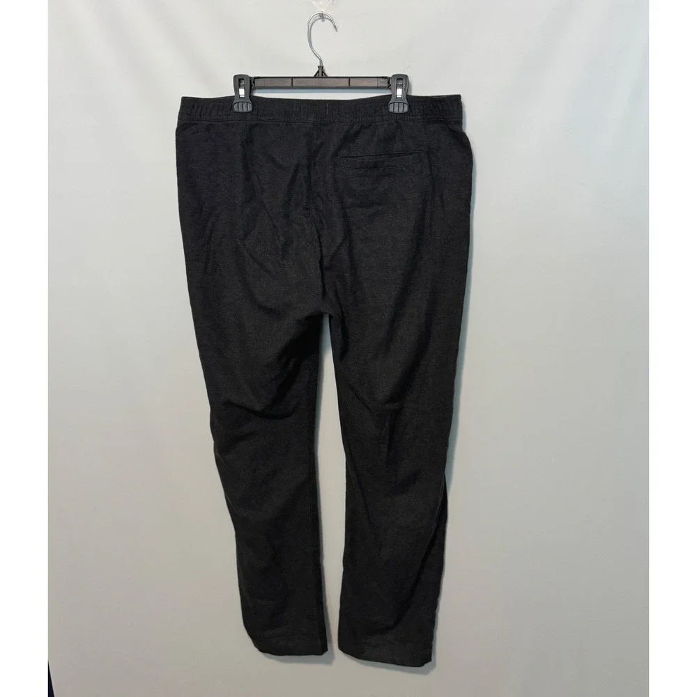 Wellen Seawool Easy Chino Pants Mens XXL Gray Drawstring Elastic Waist Huckberry